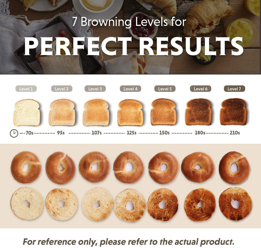 DT640 4-Slice Toaster, Extra Wide Slots, Retro Stainless Steel with High Lift Lever, Bagel and Muffin Function, Removal Crumb Tray, 7-Shade Settings,Stainless Steel